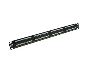 ACT Patchpanel 24-ports UTP 45° Cat5e