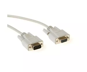 ACT Serial printercable 9-pin D-sub male - 9-pin D-sub female 1.8 m