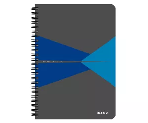 Leitz 44980035 Notizbuch A5 90 Blätter Blau, Grau