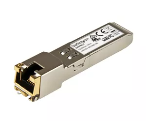 StarTech.com HP JD089B Compatible SFP Transceiver Module - 10/100/1000BASE-TX~HPE JD089B Compatible SFP Module - 1000BASE-T - SFP to RJ45 Cat6/Cat5e - 1GE Gigabit Ethernet SFP - RJ-45 100m - HPE 5820AF, 12500, 5500