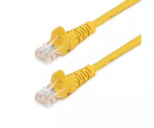 StarTech.com Cat5e Ethernet Patch Cable with Snagless RJ45 Connectors - 0.5 m, Yellow