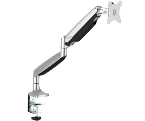 StarTech Heavy-Duty Ergonomic Monitor Arm - Single Display, Full Motion, Adjustable - Aluminum, Silver