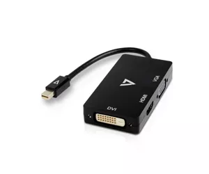 V7 Mini DisplayPort Adapter (m) to VGA, HDMI or DVI (f)