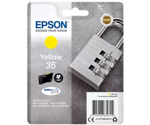 Epson Padlock Singlepack Yellow 35 DURABrite Ultra Ink