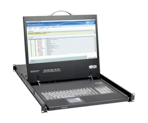 Tripp Lite B021-000-19-HD2 1U Rack-Mount Console with 19 in. LCD, 1920 x 1080 (1080p), DVI or VGA Video, TAA