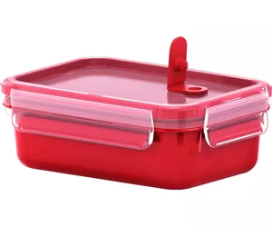 EMSA 517771 lunch box Lunch container 0.55 L Polypropylene (PP), Thermoplastic elastomer (TPE) Red, Transparent 1 pc(s)