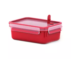 EMSA 517773 pusdienu kārbiņa Pusdienu konteiners 1 L Polipropilēns (PP), Termoplastiska elastomēra (TPE) Sarkans, Caurspīdīgs 1 pcs