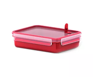 EMSA 517776 коробка для обеда Контейнер для ланча 1,2 L Полипропилен (ПП), Термопластичный эластомер (TPE) Красный, Прозрачный 1 шт