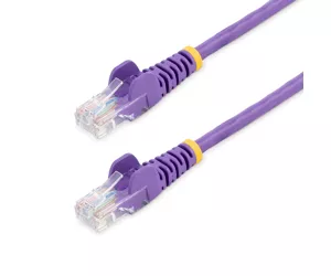 StarTech.com Cat5e Ethernet Patch Cable with Snagless RJ45 Connectors - 7 m, Purple