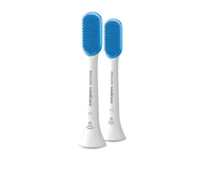 Philips Sonicare TongueCare+ 2 tk, külgeklõpsatavad lateksivabad keeleharjad