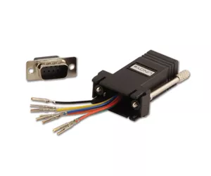 Lindy RJ-45 Female to 9 Way D Male Modular Adapter