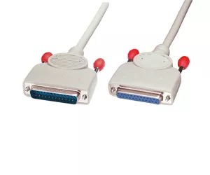 Lindy RS232 Cable 25pin M/F, 2m