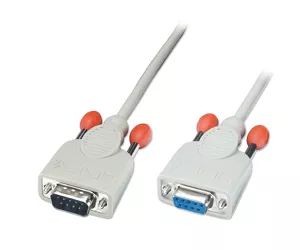 Lindy RS232 Cable 9P-SubD M/F 10m