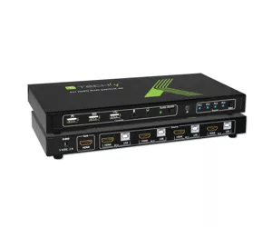 Techly 4x1 USB HDMI KVM Switch 4Kx2K IDATA KVM-HDMI4U