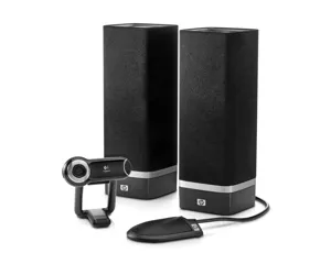 HP SkyRoomi veebikaamera ja töölaua helikomplekt