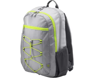 HP 39.62 cm (15.6") Active Backpack (Grey/Neon Yellow)