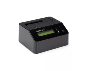 StarTech.com Single Bay Hard Drive Eraser, Standalone HDD/SSD Sanitizer, 4Kn, USB 3.0 to SATA III (6 Gbps), 9 Erase Modes, LCD Display, Secure Erase Hard Disk Sanitizer Dock, DB-9 Printer Port, TAA Compliant
