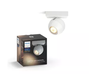 Philips Hue White ambience Buckram single spotlight ext.