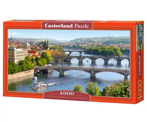 Castorland Vltava Bridges in Prague 4000 pcs