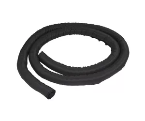 StarTech.com 6.5' (2m) Cable Management Sleeve - Flexible Coiled Cable Wrap - 1.0-1.5" dia. Expandable Sleeve - Polyester Cord Manager/Protector/Concealer - Black Trimmable Cable Organizer