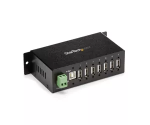StarTech.com 7-Port USB Hub with ESD & Surge Protection - Mountable.