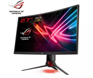 ASUS ROG Strix XG27VQ kompiuterio monitorius 68,6 cm (27") 1920 x 1080 pikseliai „Full HD“ LED Juoda, Raudona