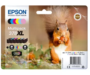 Epson Squirrel Multipack 6-colours 378XL Claria Photo HD Ink