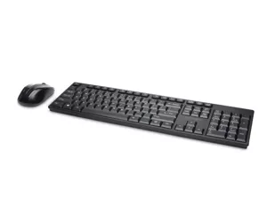 Kensington Pro Fit klaviatūra Pelė įskaityta Radijo dažnio belaidė AZERTY Prancūzų Juoda