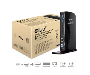 CLUB3D USB 3.0 Dual Display 4K60Hz Docking Station