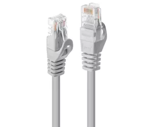 Lindy 0.3m Cat.5e U/UTP Cable, Grey