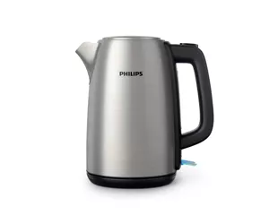 Philips Daily Collection Metāla atspervāks, gaismas indikators, 1,7 l tējkanna