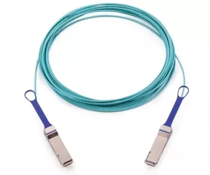 DELL 470-ACBW волоконно-оптический кабель 5 m QSFP Синий, Серый
