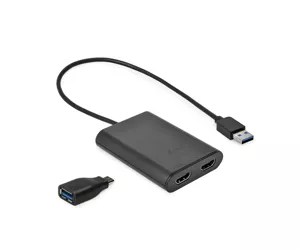i-tec USB 3.0 / USB-C Dual 4K HDMI Video Adapter