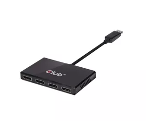 CLUB3D Multi Stream Transport Hub DisplayPort 1.2 Quad Monitor USB Powered