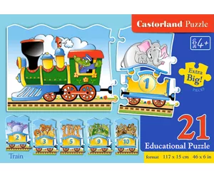 Castorland Train 21 pcs