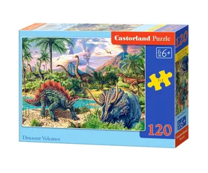 Castorland Dinosaur Volcanos 120 pcs Jigsaw puzzle 120 pc(s) Cartoons