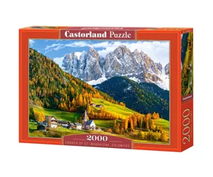 Castorland Church of St. Magdalena, Dolomites 2000 pcs