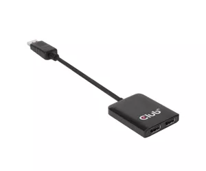 CLUB3D Multi Stream Transport Hub DisplayPort 1.2 Dual Monitor