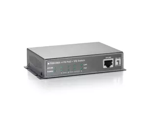 LevelOne 5-Port Fast Ethernet PoE Switch, 802.3af PoE, 4 PoE Outputs, 90W