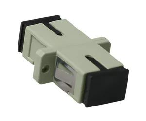 ACT Fiber optic SC-SC simplex adapter multimode OM1/OM2