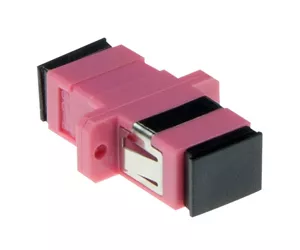 ACT Fiber optic SC-SC simplex adapter multimode OM4