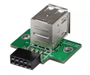 StarTech.com 2 Port USB Motherboard Header Adapter