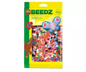 SES Creative Beedz Children's packet of 3000 Mix Basic Iron-on Beads