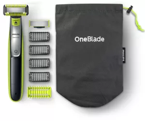 Philips Norelco OneBlade QP2630/30 kūno plaukų kirpimo mašinėlė / skustuvas Anglies, Gelsvai žalsva spalva