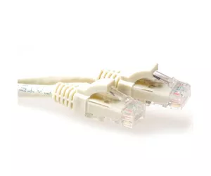 ACT IS8400 networking cable Ivory 0.5 m Cat6 U/UTP (UTP)