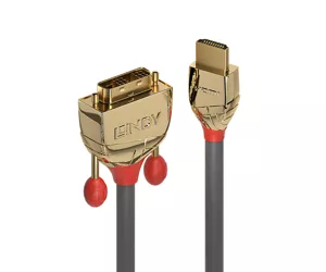 Lindy 10m HDMI to DVI Cable, Gold Line