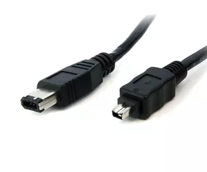 StarTech.com 0.3 m, IEEE-1394 Firewire Cable, 4 pin-6 pin, M/M