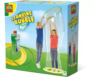 SES Creative Standing in a mega bubble