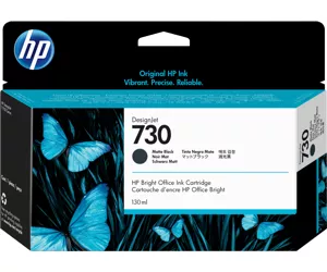 HP Струйный картридж 730 для DesignJet, 130 мл, черный матовый