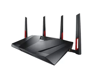 ASUS DSL-AC88U wireless router Gigabit Ethernet Dual-band (2.4 GHz / 5 GHz) Black